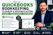 do quickbooks bookkeeping, cleanup, and reconciliation