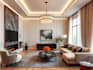 create luxury living room, bedroom interior design