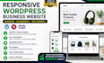 build a responsive wordpress business website