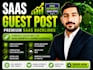 provide saas backlinks through premium saas guest post sites