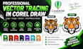manually vectorize your logo or image in coreldraw