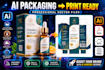 convert ai generated packaging design into print ready file