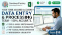do fast and accurate data entry ,data cleaning using python