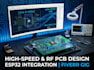 design high speed pcb layout, rf pcb, esp32 and kicad schematic
