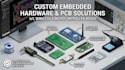 design custom embedded hardware,pcb solutions, microcontroller pcbs,pcb designs