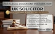 do expert paralegal document preparation as a UK solicitor