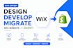 be your wix developer website designer and migrate wix website to shopify