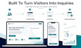 build a landing page with lead capture