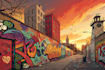 do illustration expressionism art, graffiti, abstract art