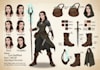 design character sheet or reference sheet for your character