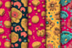 create seamless pattern design, watercolor pattern