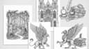 create pen and ink illustrations