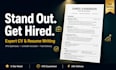 write a professional CV and resume that gets you hired