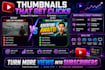 custom youtube thumbnail design