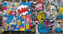 create graffiti pop art canvas designs and murals