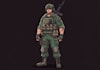 draw 2d game art military character design