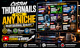 professional youtube thumbnails that increase CTR and views