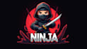 design outstanding ninja warrior mascot logo with unlimited revision