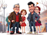 draw artistic cartoon caricatures