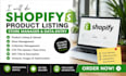 optimize, upload shopify product listing data entry csv import image editing sku