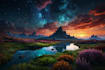 design stunning fantasy landscape