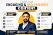 create engaging and SEO friendly content that ranks and converts