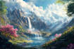 design stunning fantasy landscape