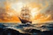 create ship oil painting for you