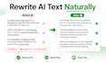 humanize ai content, rewrite, edit and proofread documents