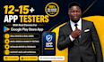 provide 20 testers for android app google play store closed testing