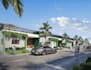 render site masterplan, 3d residential housing scheme design, streetscape visual