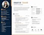 design professional CV and resume in canva