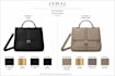 design a professional bag techpack with bom, construction details, hardware spec