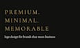 design a minimal luxury logo for your brand