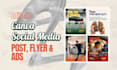 design custom canva social media posts, ads, and flyers