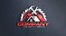 design real estate, roofing, construction logo
