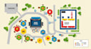 do vector map illustration and event map