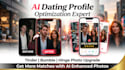 optimize tinder hinge bumble cv profile photos with ai dating profile makeover