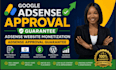 google adsense approval guarantee adsense website monetization adsense approval