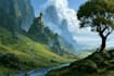 design stunning fantasy landscape