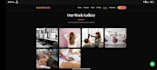 create a professional beauty salon website with admin panel