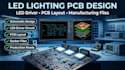 design led lighting pcb, led driver and pcb layout for manufacturing