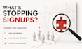 find where users drop off in your signup journey