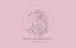 do elegant line art feminine logo design