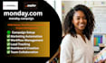 do monday com CRM , project and task management for business