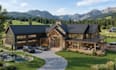 3d barn dominiums ,cabins, farmhouse visualize rendering