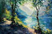 landscape oil painting art