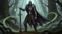 illustrate a dark fantasy character