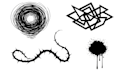 custom an abstract black tattoo design