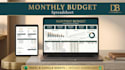 design editable excel or google sheets budget or invoice templates